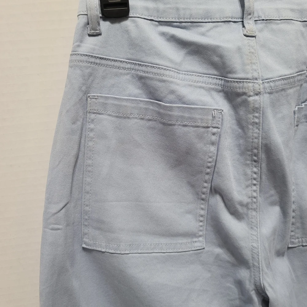 NWT Dokotoo Iceland Blue Wide Leg Women's Pants 27"Waist Size 4 - Picture 8 of 16